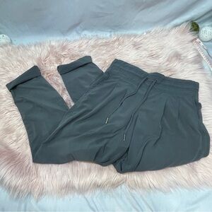 PRANA Breathe Lightweight Pants Drawstring Gray Womens extra Small Ankle Length